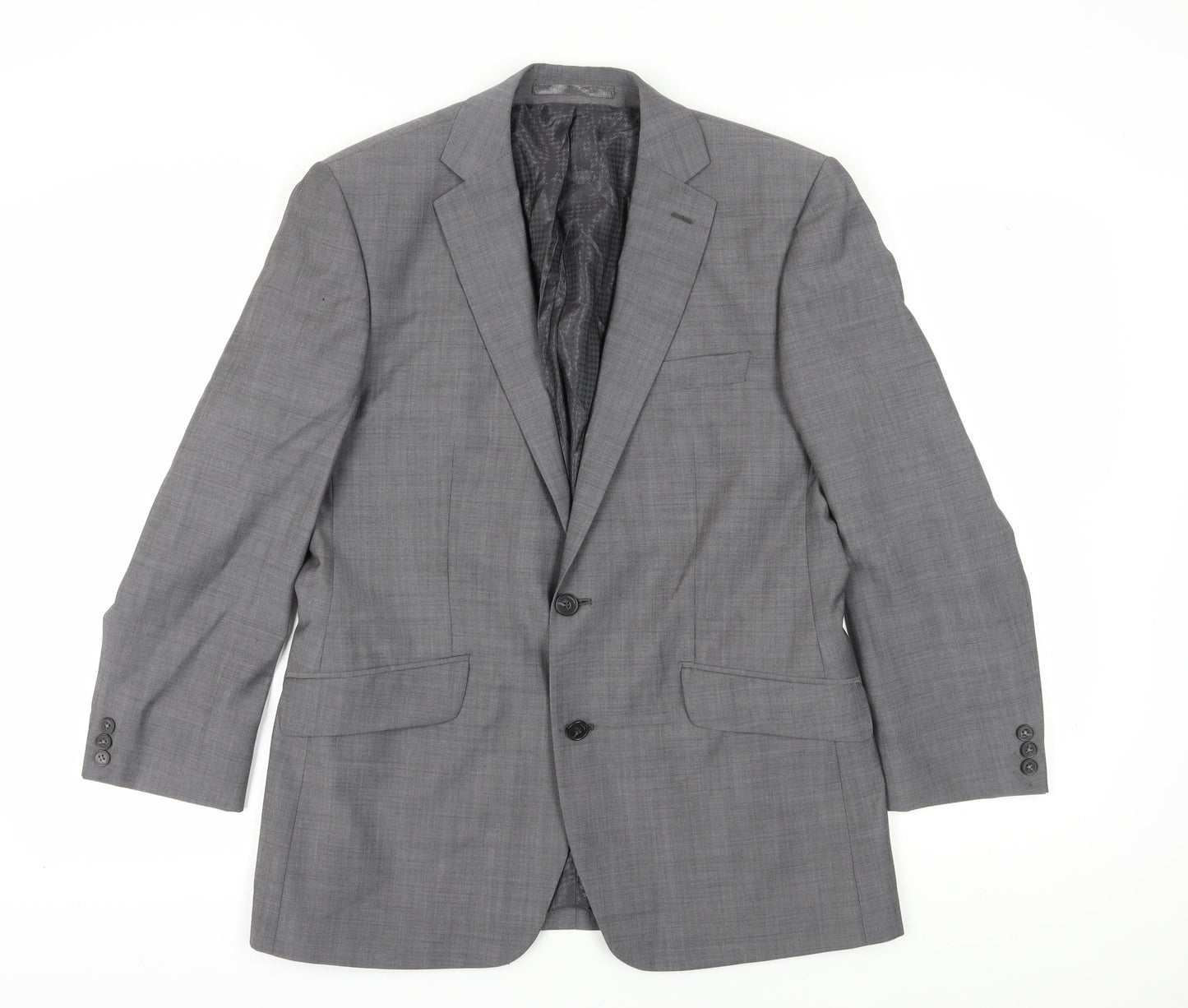 Mens UK Size 40 Jeff Banks  Grey Suit Jacket