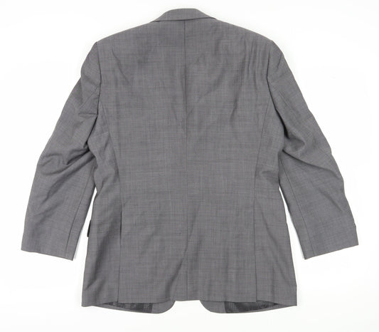 Mens UK Size 40 Jeff Banks  Grey Suit Jacket