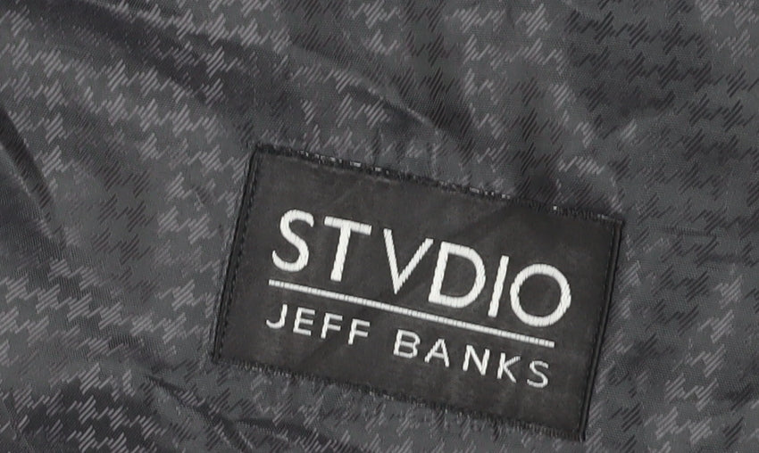 Mens UK Size 40 Jeff Banks  Grey Suit Jacket