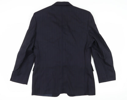Mens UK Size 38 DAKS Regular Blue Suit Jacket