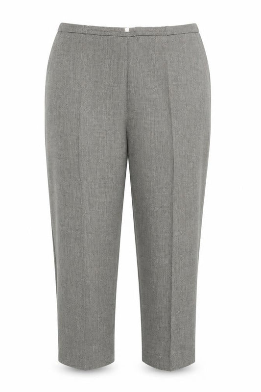 Womens UK Size 22 Honor Millburn Classic Fit Straight Grey Trousers