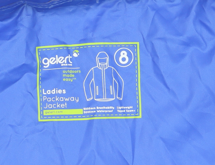 Womens UK Size 8 Gelert Blue Rain Coat