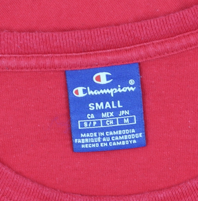 Mens UK Size S Champion Red  T-Shirt