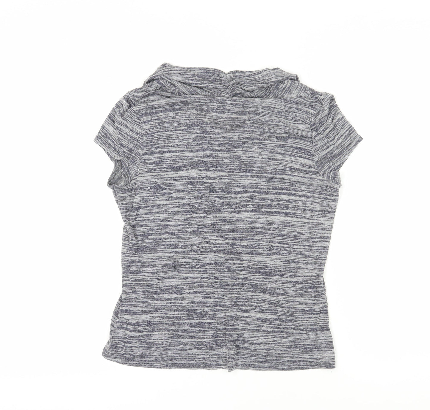 Jasper Conran Women's Grey Striped T-Shirt, Size 14, Casual