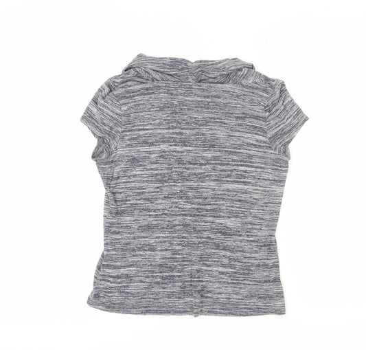 Jasper Conran Women's Grey Striped T-Shirt, Size 14, Casual
