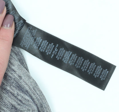 Jasper Conran Women's Grey Striped T-Shirt, Size 14, Casual