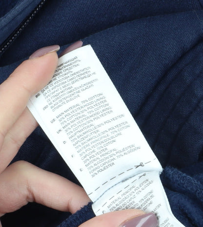 Adidas Women's Blue Full Zip Hoodie S