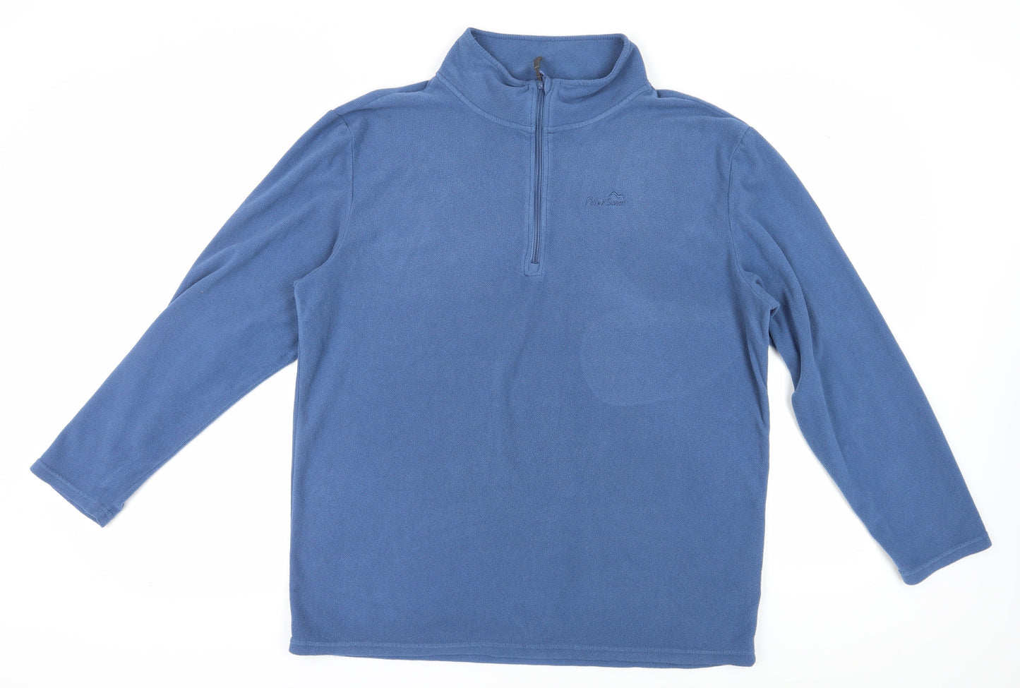Mens UK Size L Peter Storm Blue 1/4 Zip Sweatshirt