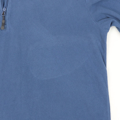 Mens UK Size L Peter Storm Blue 1/4 Zip Sweatshirt