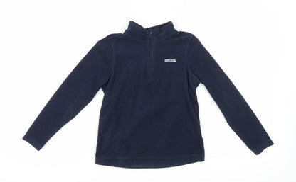 Regatta Boys Blue Fleece 1/4 Zip Sweatshirt 11-12 Years