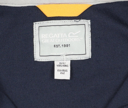 Regatta Boys Blue Fleece 1/4 Zip Sweatshirt 11-12 Years