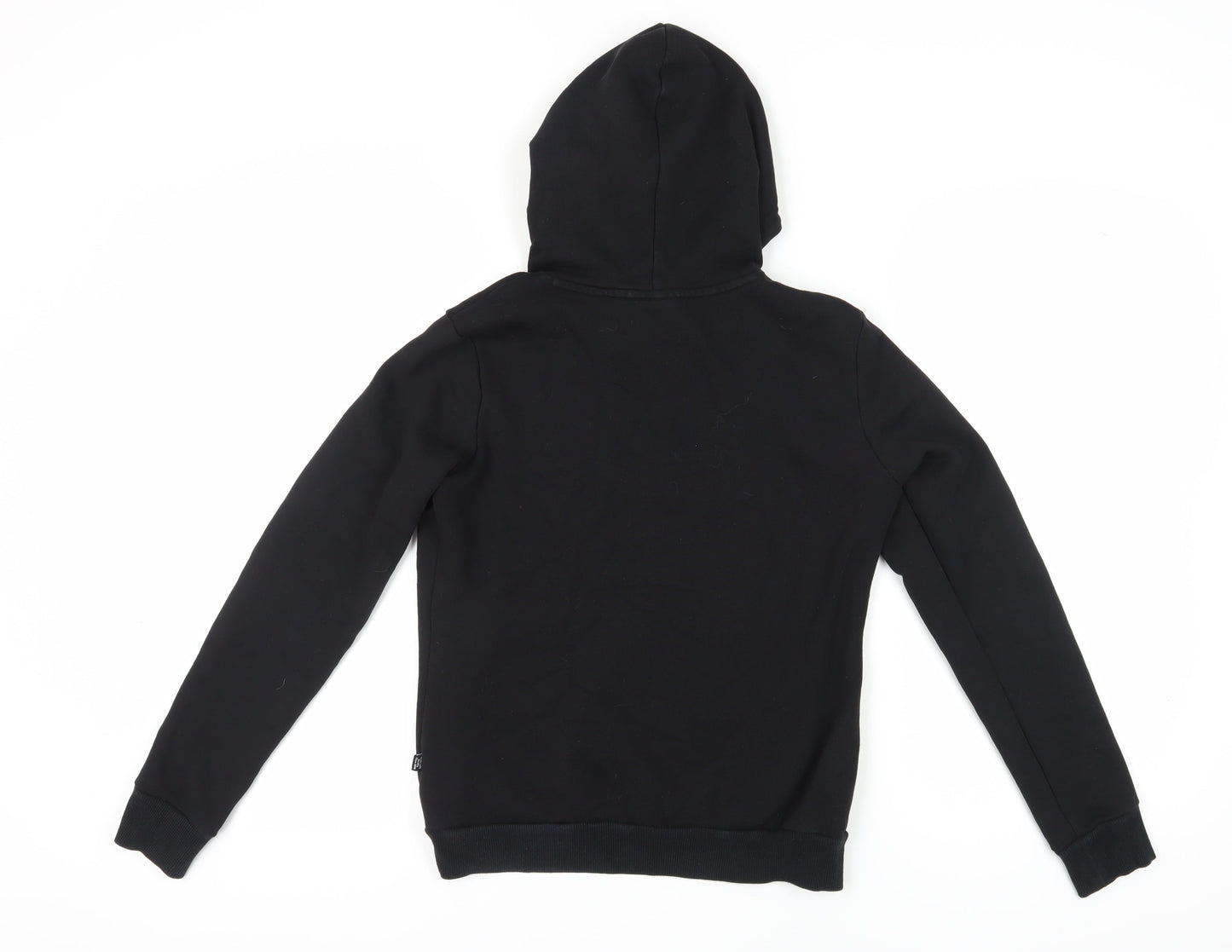 Puma Black Unisex Pullover Hoodie, Size 10