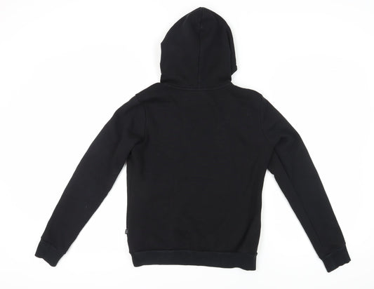 Puma Black Unisex Pullover Hoodie, Size 10