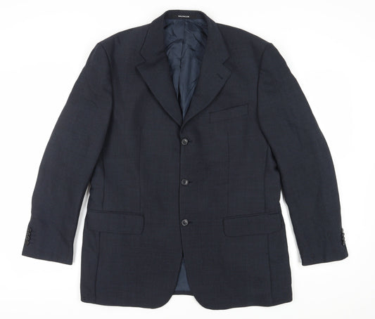 Mens UK Size 44 Baumler Regular Blue Suit Jacket