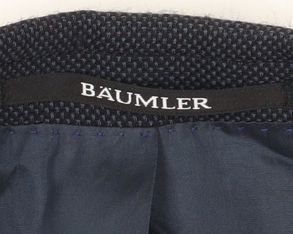 Mens UK Size 44 Baumler Regular Blue Suit Jacket