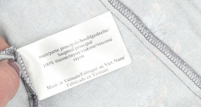 Laura Ashley Women's Floral Shift Dress, Grey, Size 12