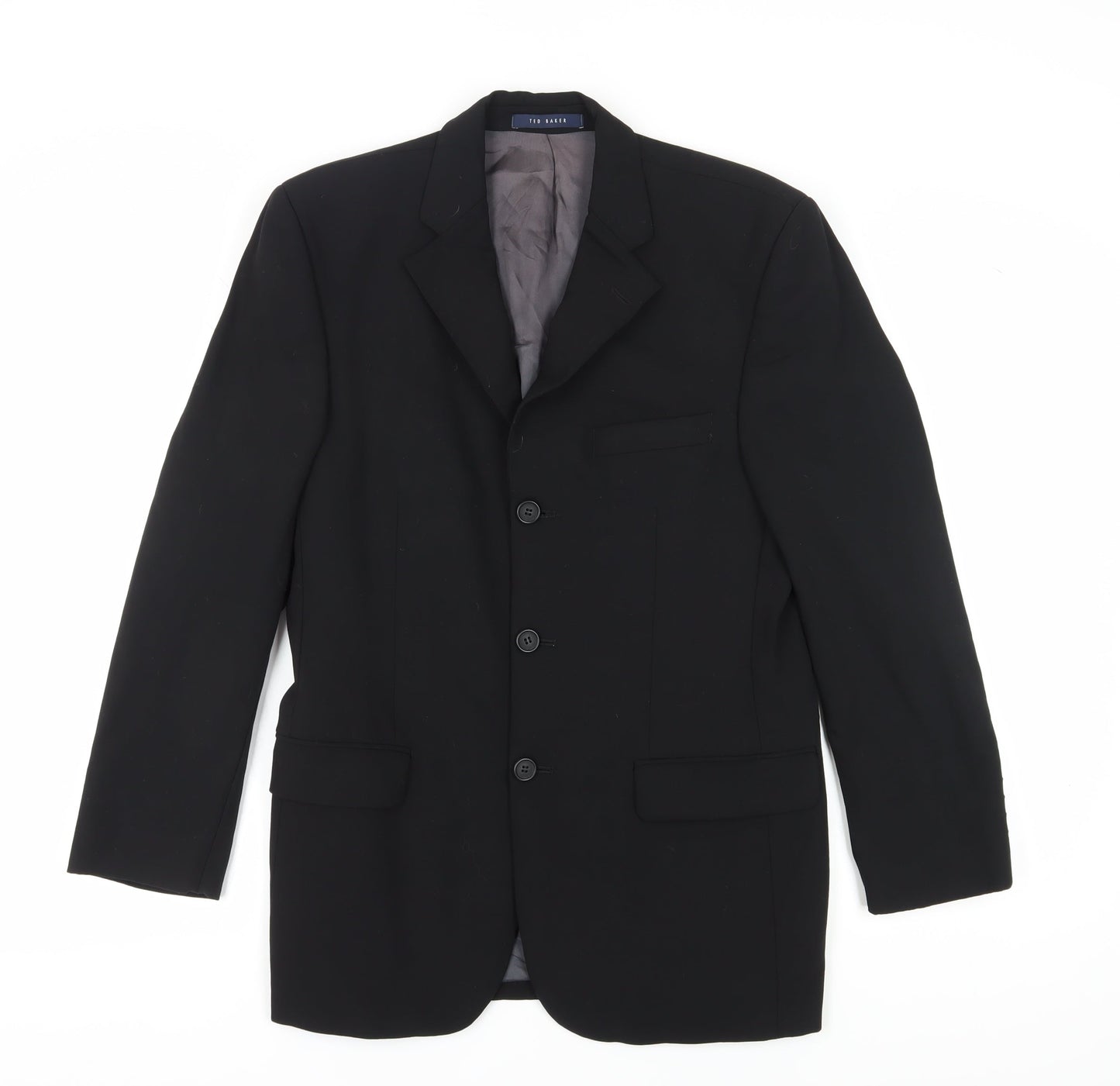 Mens UK Size 36 Ted Baker Regular Black Suit Jacket
