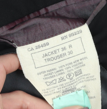 Mens UK Size 36 Ted Baker Regular Black Suit Jacket