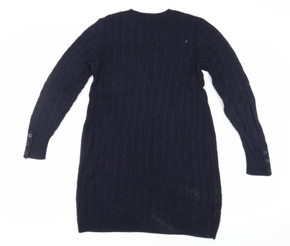 Laura Ashley Women's Black Jumper Dress Size 12