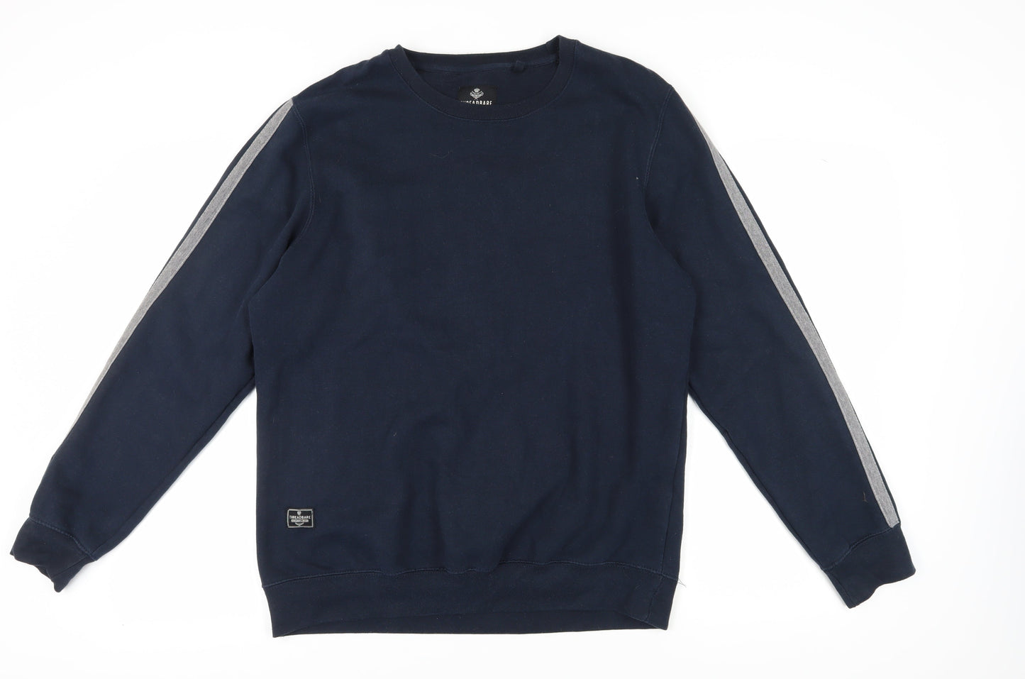 Threadbare Men's Blue Pullover Sweatshirt XL