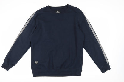 Threadbare Men's Blue Pullover Sweatshirt XL