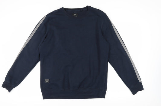 Threadbare Men's Blue Pullover Sweatshirt XL