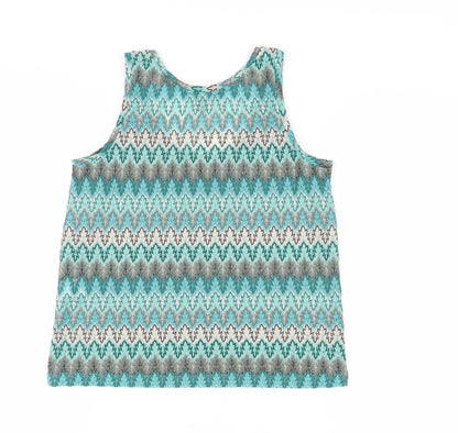 Womens UK Size S H&M Multicoloured Basic Tank