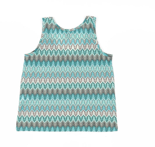 Womens UK Size S H&M Multicoloured Basic Tank