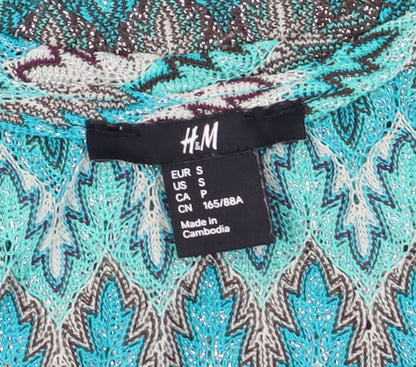 Womens UK Size S H&M Multicoloured Basic Tank