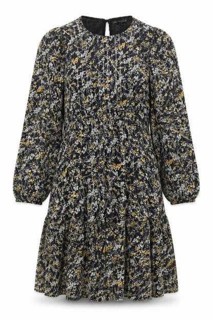 Zara Women's Multicoloured Floral A-Line Dress XS
