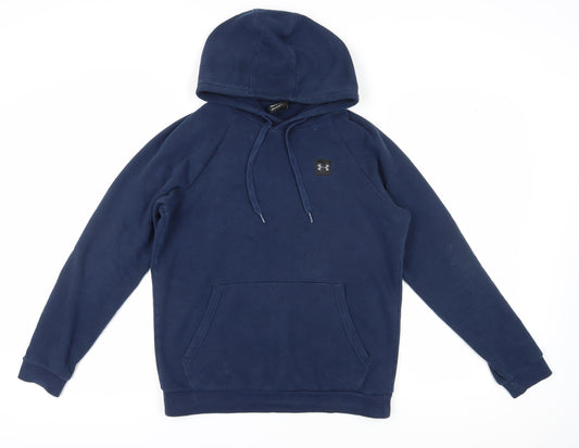 Under Armour Blue Pullover Hoodie S Unisex