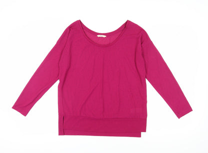 Womens UK Size 12 NEXT Pink Basic T-Shirt