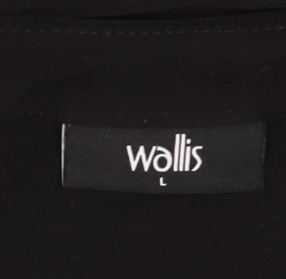 Womens UK Size L Wallis Black Basic Blouse