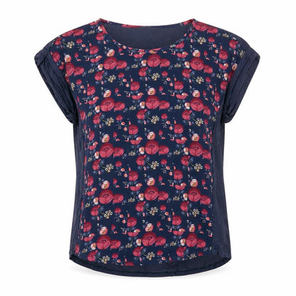 Womens UK Size S Ness Blue  T-Shirt