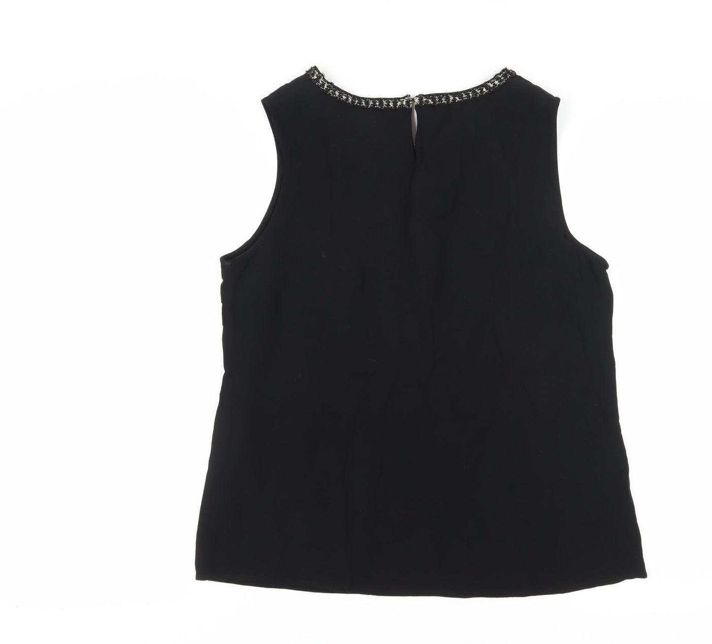 Womens UK Size 14 Monsoon Black Basic Blouse