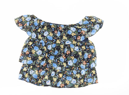 Womens UK Size 12 Dorothy Perkins Multicoloured Tunic Blouse