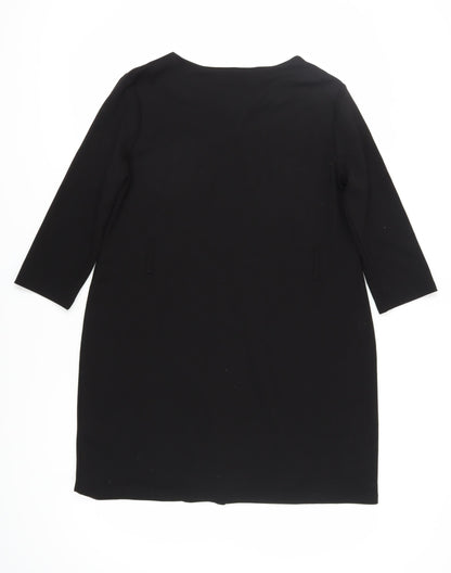 Warehouse Women's Black Shift Dress Size 16