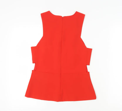 Womens UK Size 10 H&M Red  Blouse