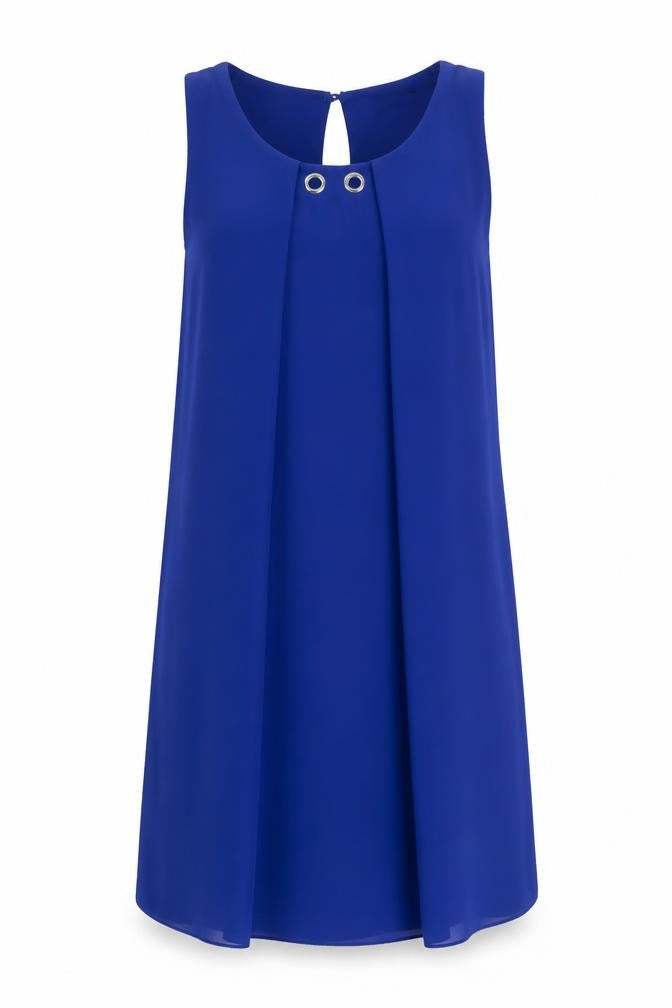 Quiz Women's Blue Sleeveless Shift Dress M