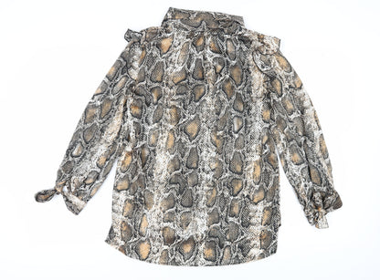 Womens UK Size 2XS Zara Multicoloured  Blouse