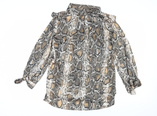 Womens UK Size 2XS Zara Multicoloured  Blouse