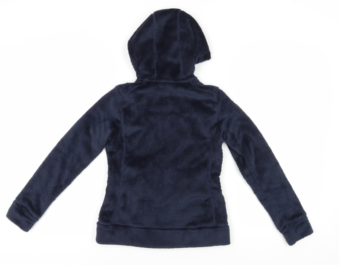 Decathlon Girls Blue Hooded Fleece Jacket 11 Years