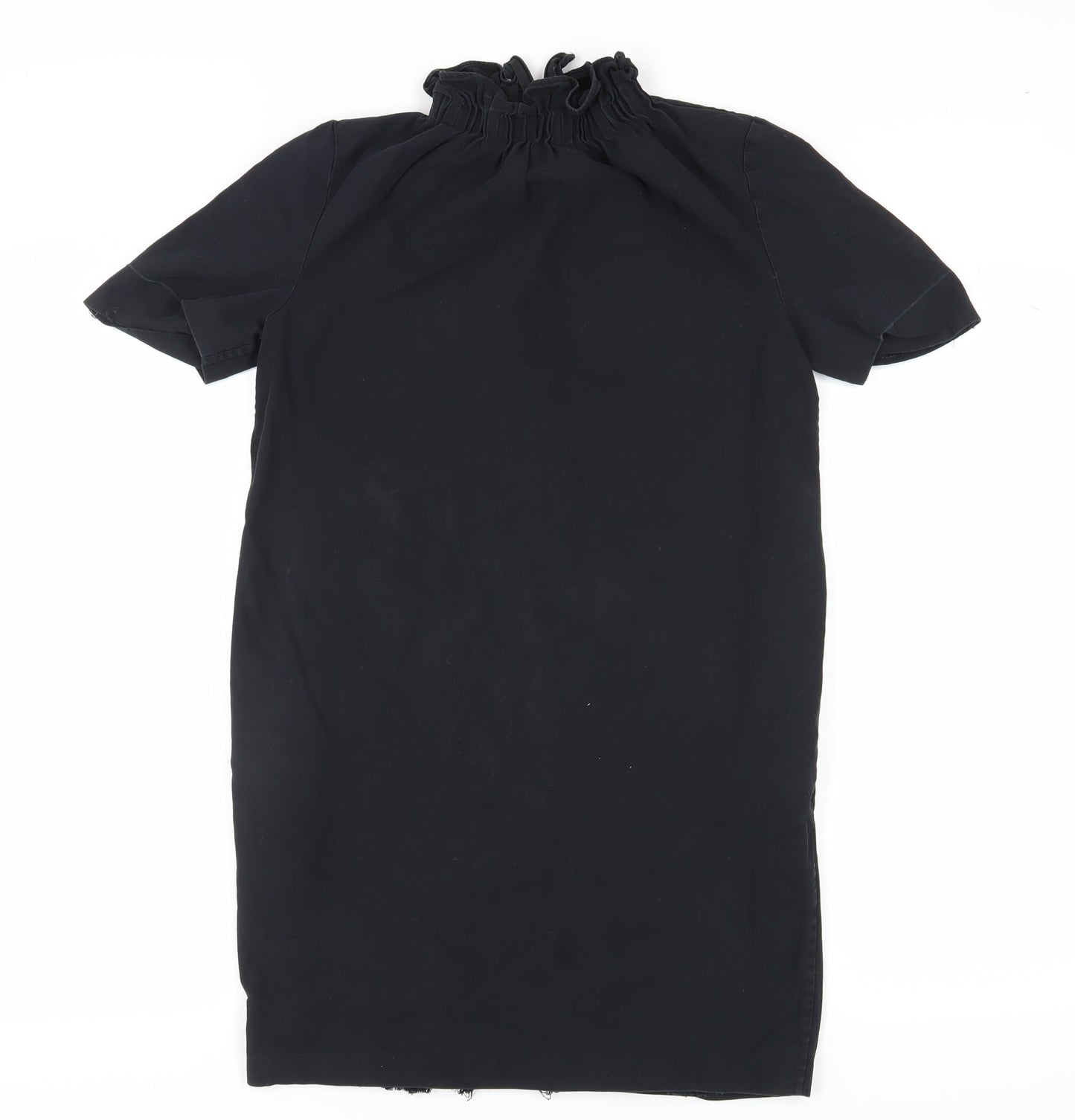COS Women's Black Shift Dress Size 8 Short Sleeve