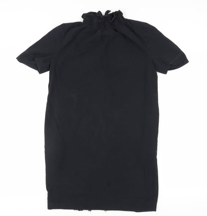 COS Women's Black Shift Dress Size 8 Short Sleeve