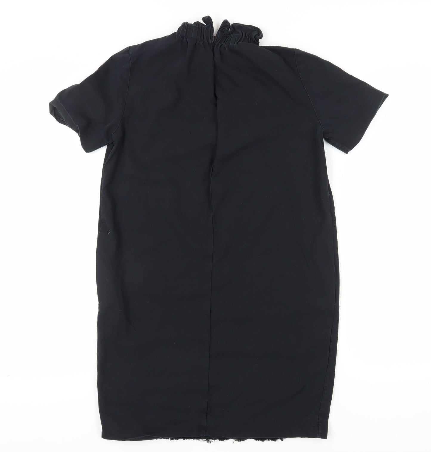 COS Women's Black Shift Dress Size 8 Short Sleeve