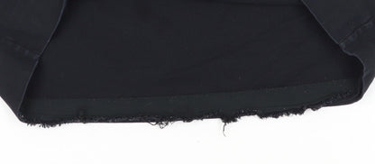 COS Women's Black Shift Dress Size 8 Short Sleeve