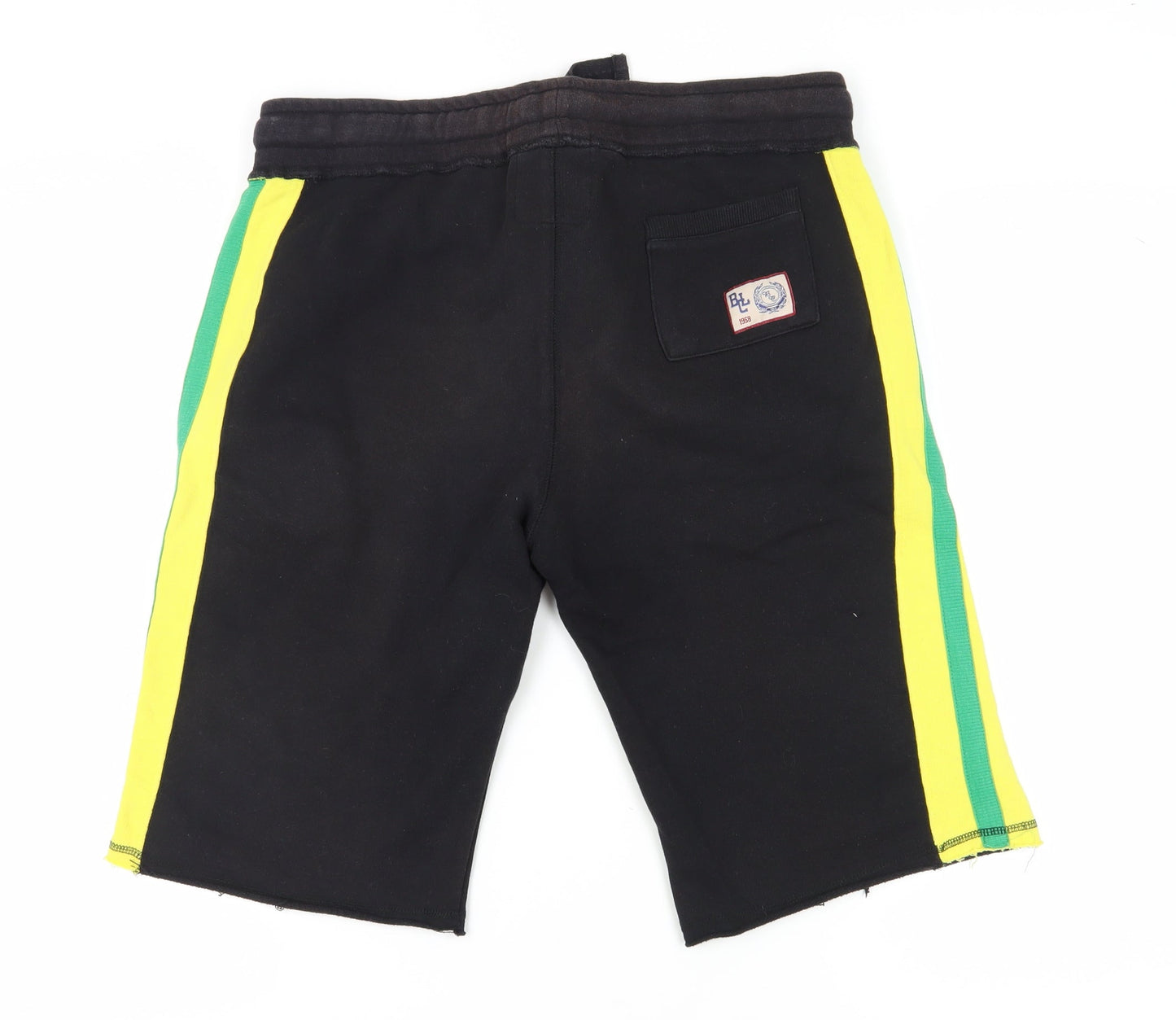 BE London Black Sweat Shorts - Medium, Drawstring, Casual