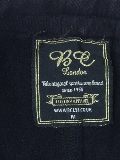 BE London Black Sweat Shorts - Medium, Drawstring, Casual