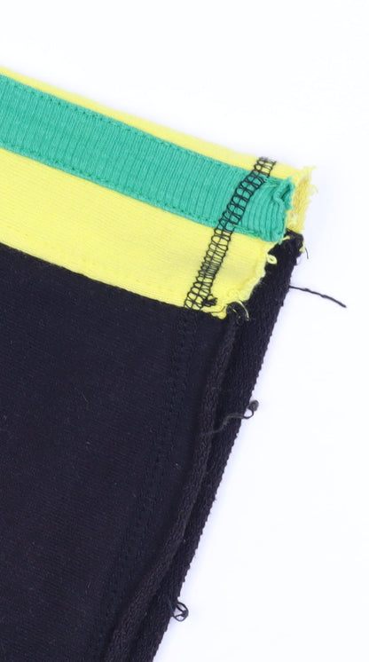 BE London Black Sweat Shorts - Medium, Drawstring, Casual