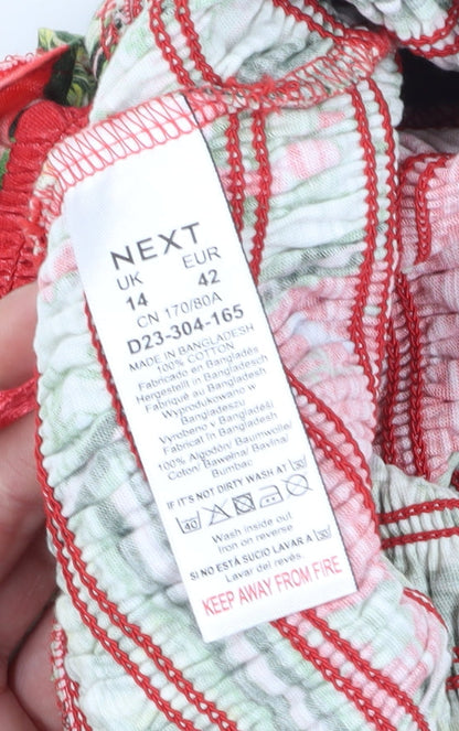 Next Women's Multicoloured Peasant Skirt Size 14